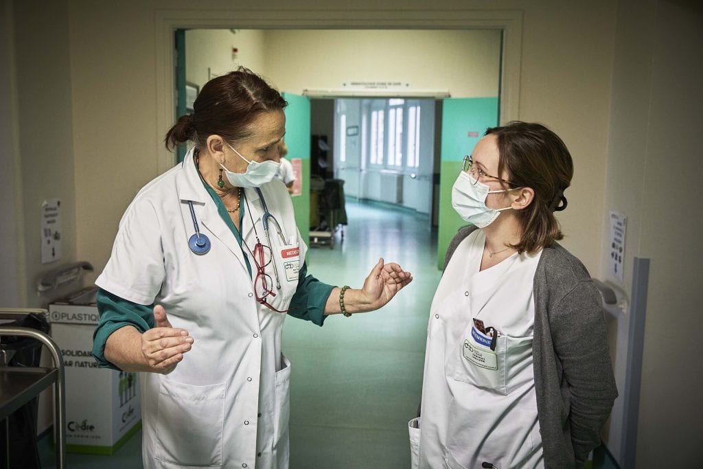 Dr Chéron Cheffe de service hématologie et Déborah Vallade, Infirmière en Pratiques Avancées