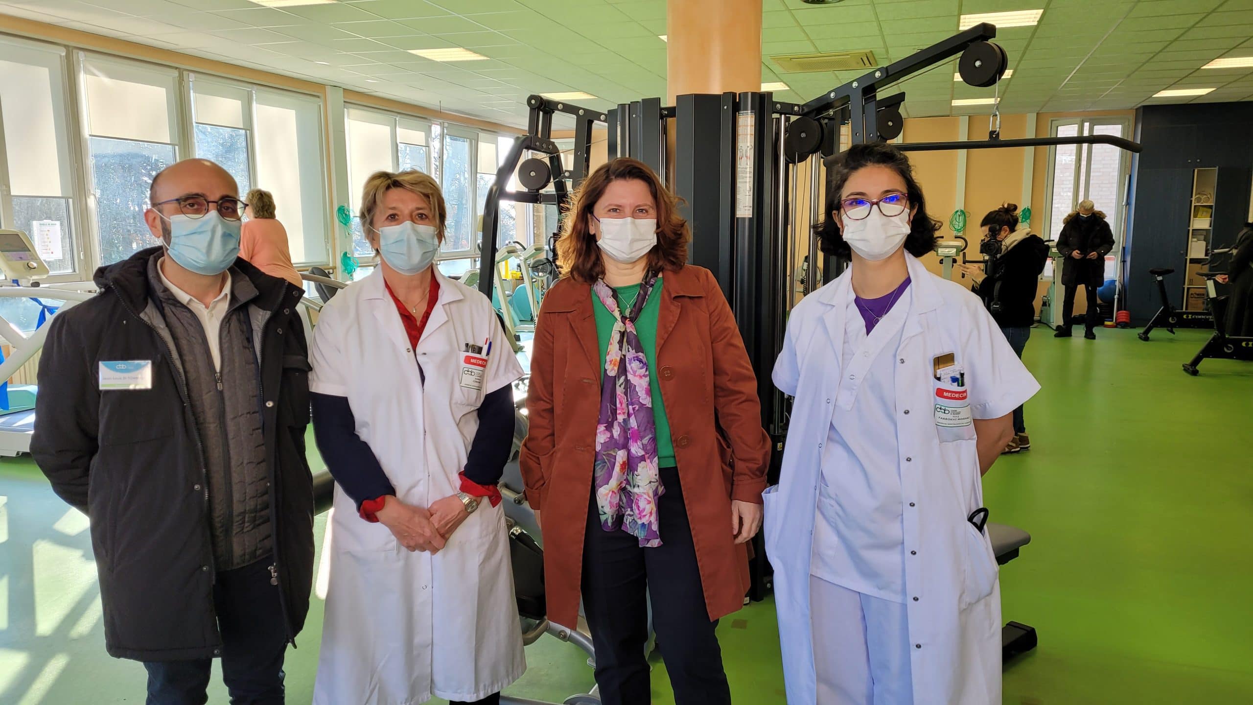 La ministre des Sports Roxana Maracineanu en visite à Bligny