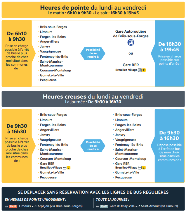 tad horaires et arrets