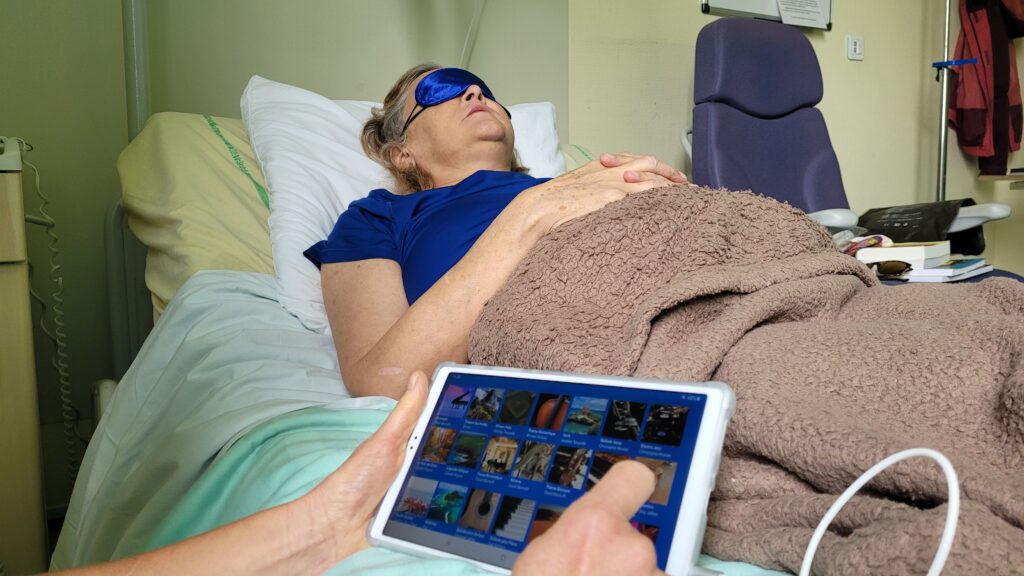 Séance Music care au Centre hospitalier de Bligny