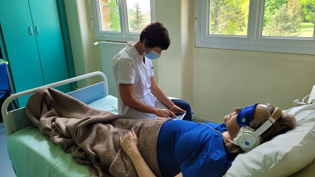 Séance Music care au Centre hospitalier de Bligny