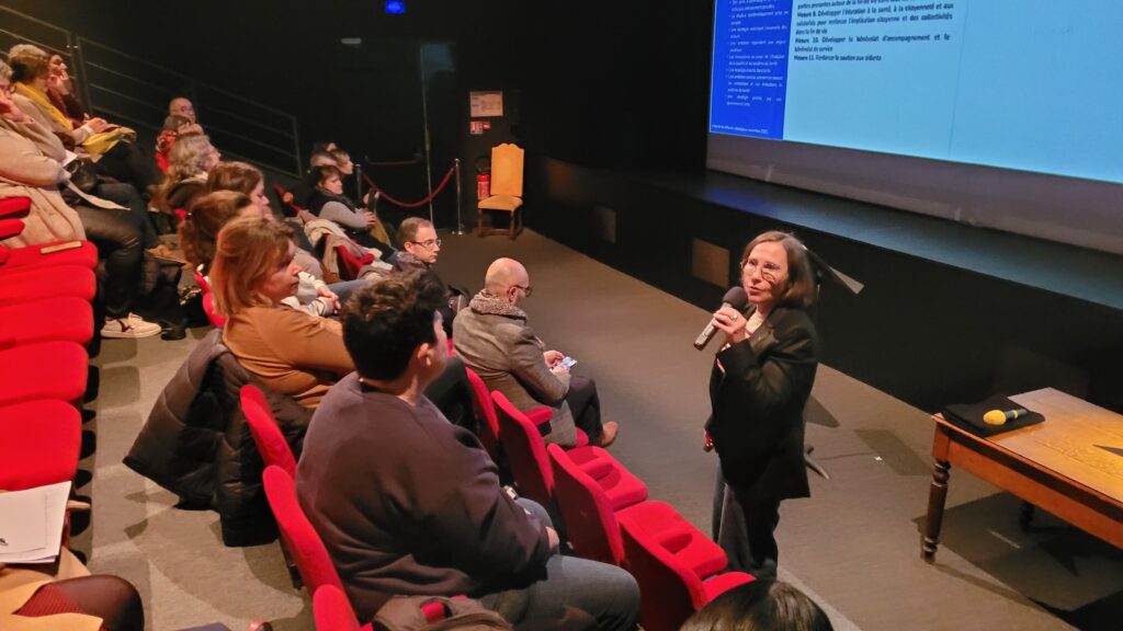 Renforcement des liens Ville-Hôpital : une conférence médicale inspirante à Bligny ! 2 conference sp au ch bligny 23012024 francoise ellien
