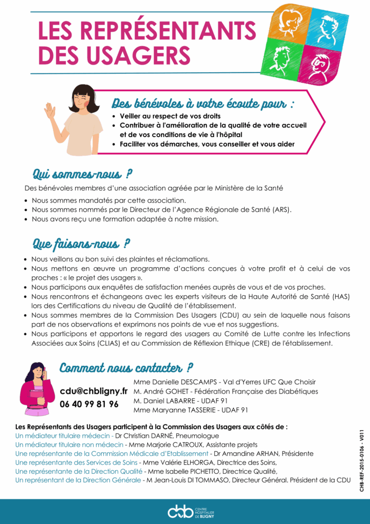 affiche representants des usagers
