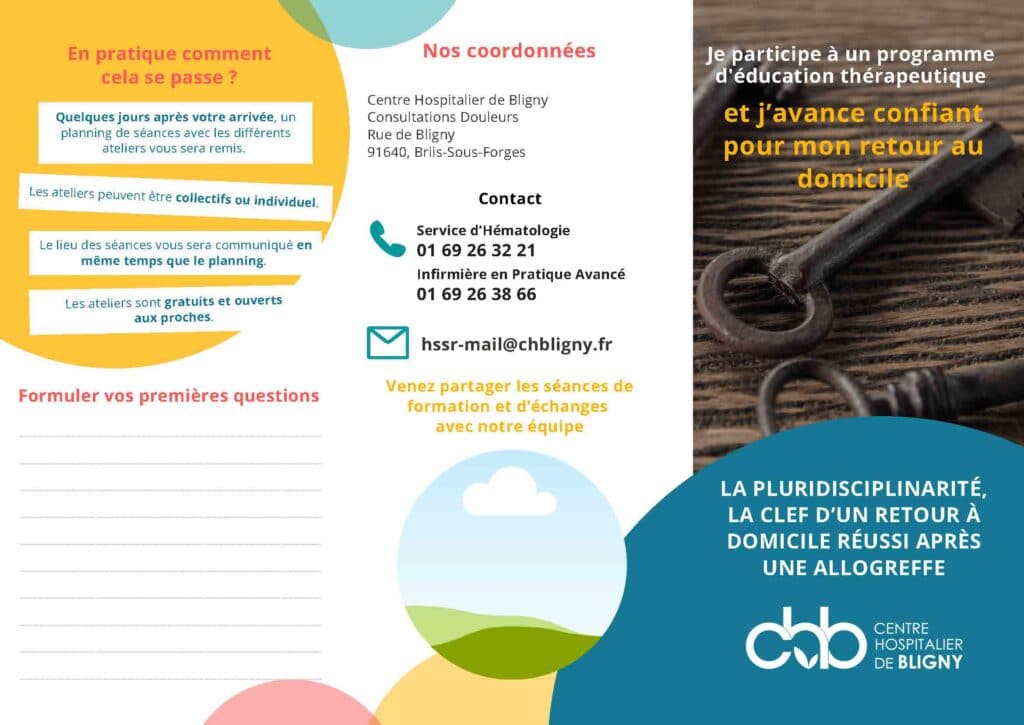 Education thérapeutique du Patient 6 flyer etp retour a domicile page 2